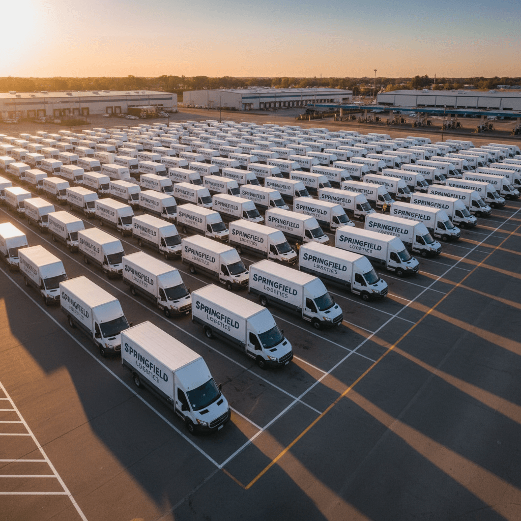 J4 Transit fleet staged for daily operations