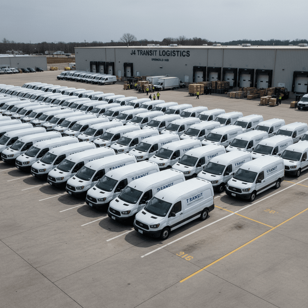 J4 Transit & Logistics Springfield fleet yard